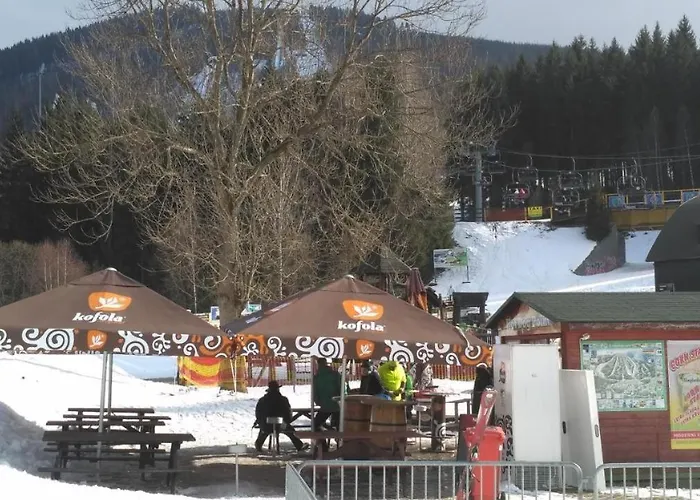 Lägenhet Resident A001 - Bezbarierovy Idealni Pro Rodiny S Detmi, V Tesne Blizkosti Anenskeho Udoli, Bobove Drahy, Arealu, Skoly, Free Parking, Free Wifi, Vyhled Do Zahrady S Posezenim Na Terase, Detske Hriste V Arealu Harrachov