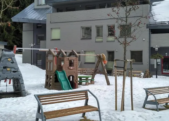 Resident A001 - Bezbarierovy Idealni Pro Rodiny S Detmi, V Tesne Blizkosti Anenskeho Udoli, Bobove Drahy, Arealu, Skoly, Free Parking, Free Wifi, Vyhled Do Zahrady S Posezenim Na Terase, Detske Hriste V Arealu Harrachov