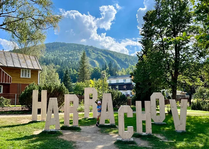 Resident A001 - Bezbarierovy Idealni Pro Rodiny S Detmi, V Tesne Blizkosti Anenskeho Udoli, Bobove Drahy, Arealu, Skoly, Free Parking, Free Wifi, Vyhled Do Zahrady S Posezenim Na Terase, Detske Hriste V Arealu Lägenhet *