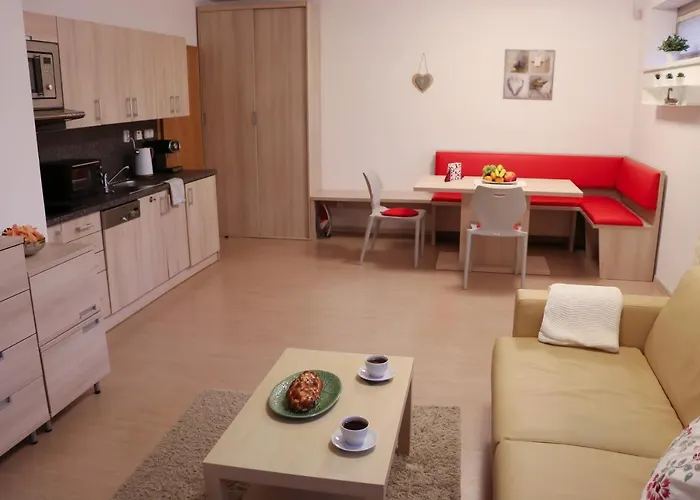 Lägenhet Resident A001 - Bezbarierovy Idealni Pro Rodiny S Detmi, V Tesne Blizkosti Anenskeho Udoli, Bobove Drahy, Arealu, Skoly, Free Parking, Free Wifi, Vyhled Do Zahrady S Posezenim Na Terase, Detske Hriste V Arealu